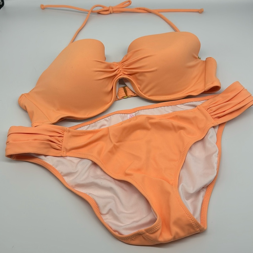 Victoria’s Secret Pink bikini 38B Top Large Bottom